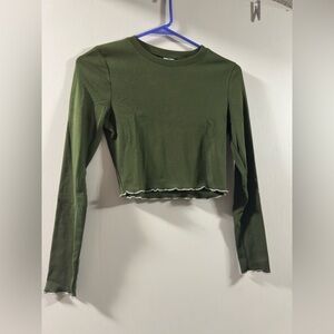 Zine Long sleeve Crop Top